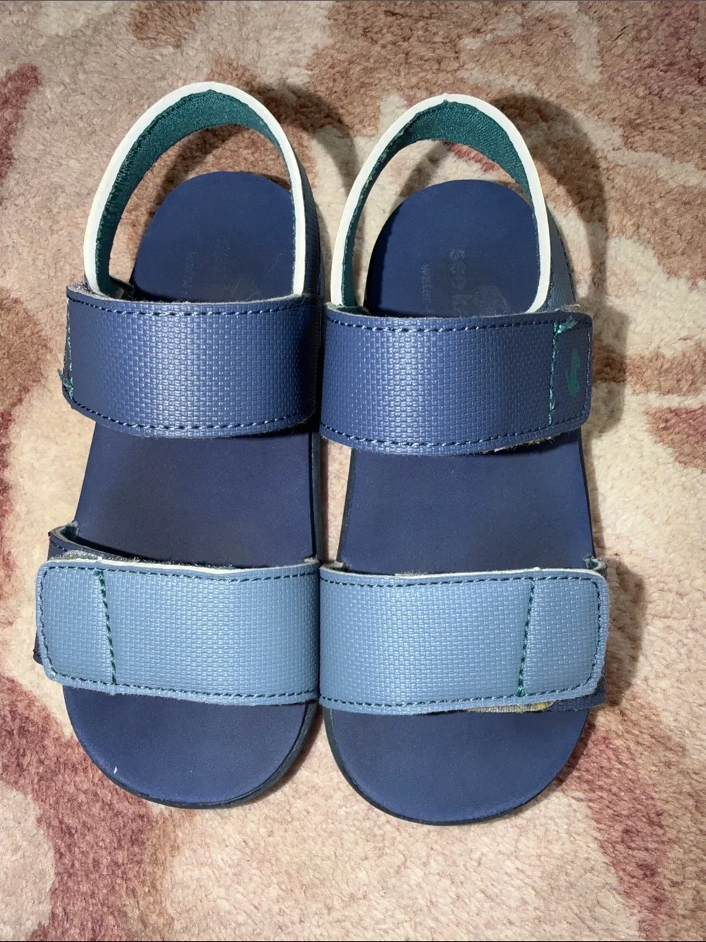See Kai Run Boys Navy Blue Velcro Strap Sandals
